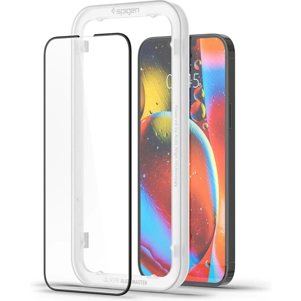 Spigen tR Align Master tvrzené sklo 2ks iPhone 17e/16e/14/13 Pro/13 černé - Ochranné folie a skla - Obrázek I4EWF00101