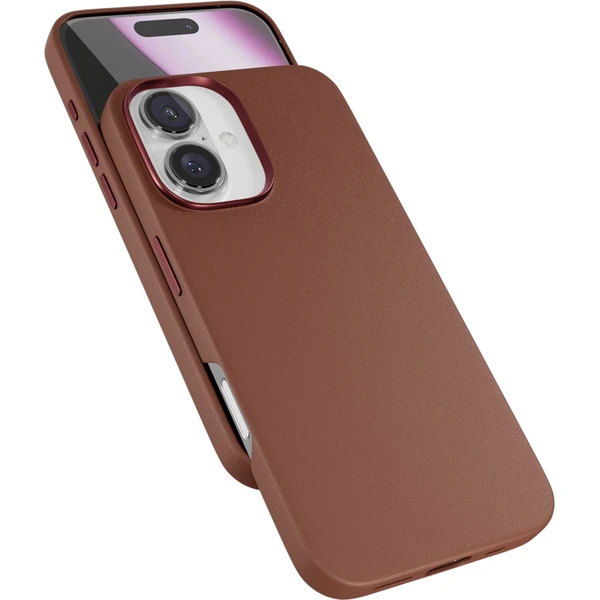 Epico Mag+ Leather kryt pro iPhone 16 hnědá - Pouzdra - Obrázek I4FA000K01