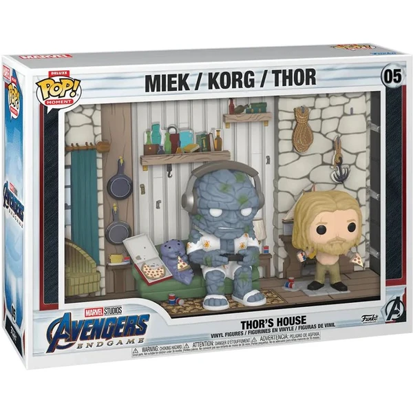 Funko POP! #05 Moments Deluxe: Endgame - Thor’s House (Miek, Korg, Thor) - Funko POP! - Obrázek I5DE000L01