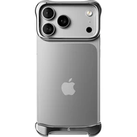 Arc Pulse hliníkový ochranný rám iPhone 17 Pro stříbrný - Pouzdra