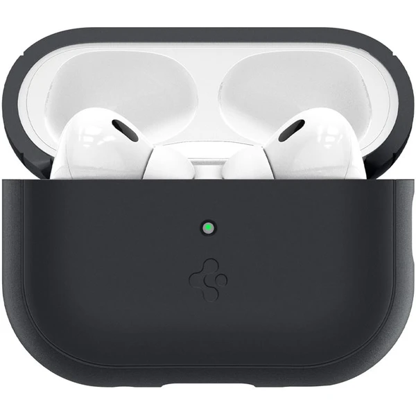 Spigen Silicone Fit pouzdro s poutkem Apple AirPods Pro (2nd Gen) černé - Pouzdra - Obrázek I5L0000N01