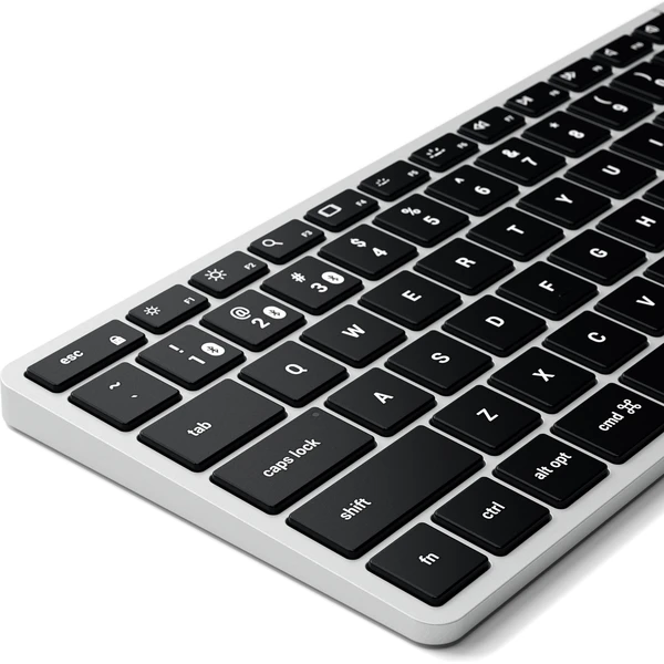 Satechi Slim X1 Bluetooth klávesnice US stříbrná - Klávesnice - Obrázek I5MD000N01