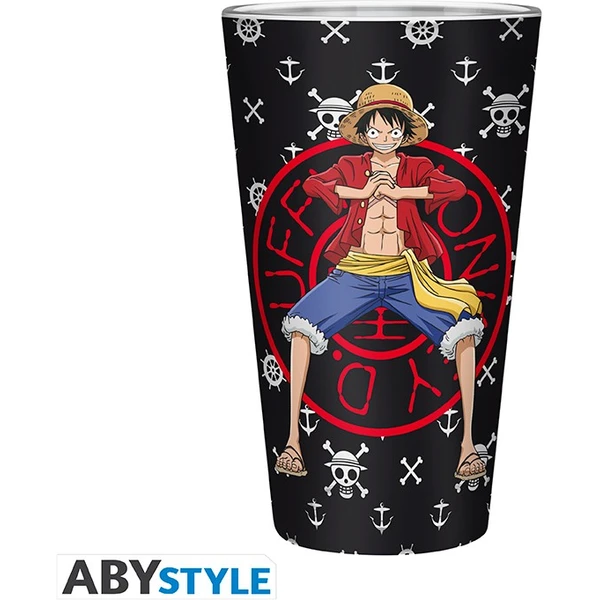 Sklenice One Piece - Luffy 400 ml - Sklenice - Obrázek I5UJ100201