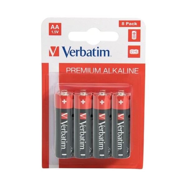 Verbatim AA alkalická baterie LR6 (8 ks)