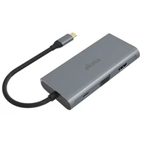 Akasa dokovací stanice 9v1 USB 3.1 Type-C - Dokovací stanice