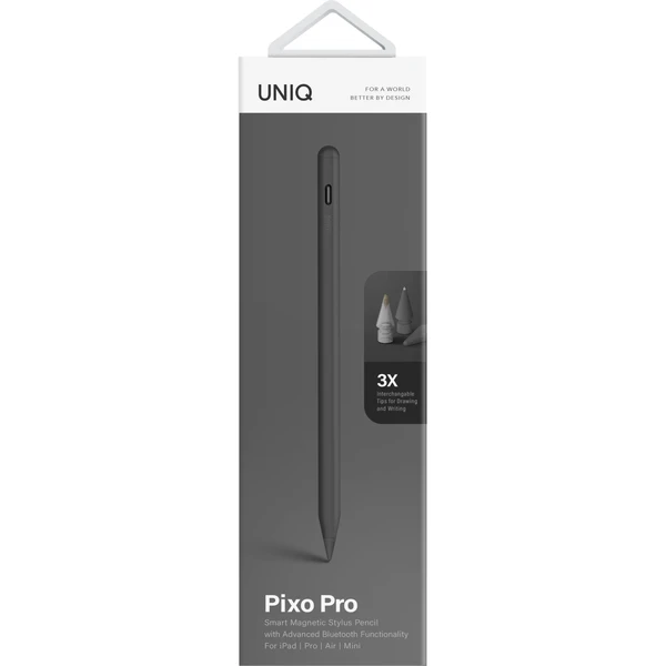 UNIQ PIXO PRO magnetický stylus s bezdrátovým nabíjením pro iPad šedý - Stylusy - Obrázek I670000O01