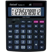  Rebell Panther 12 BX Kalkulačka černá - Kalkulačky