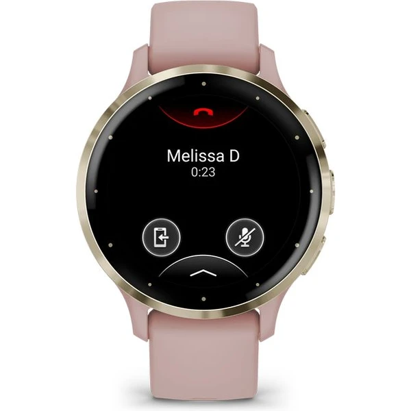Garmin Venu 3S Cream Gold/Dust Rose Silicone Band - Chytré hodinky - Obrázek I6FA000601