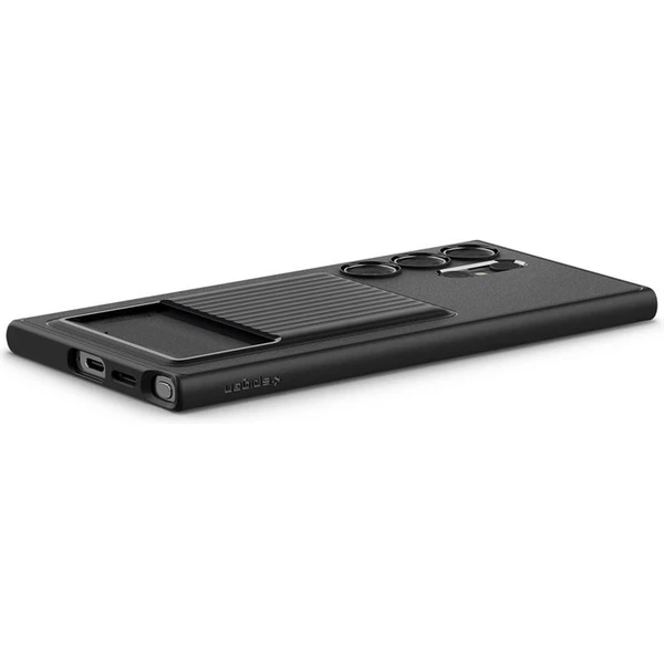 Spigen Liquid Slot kryt Samsung Galaxy S24 Ultra matně černý - Pouzdra - Obrázek I763000N01