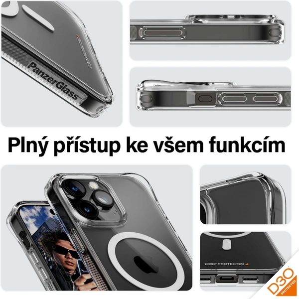 PanzerGlass HardCase MagSafe D30 Apple iPhone 15 Pro Max - Pouzdra - Obrázek I7TS100501