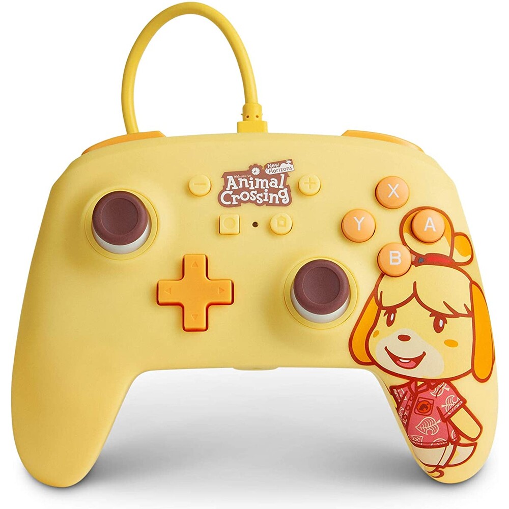 PowerA Enhanced drátový herní ovladač - Animal Crossing: Isabelle (Switch)
