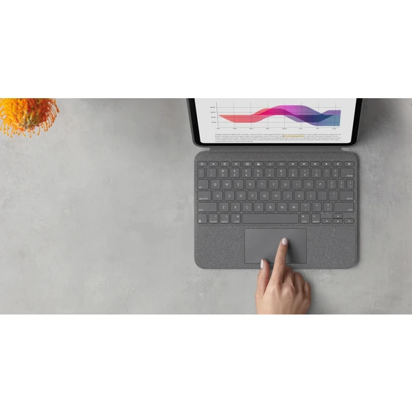 Logitech Combo Touch pouzdro s UK klávesnicí a trackpadem pro  iPad 10.9' (2022)/iPad 11 (2025) - Pouzdra s klávesnicí - Obrázek I8H6000601