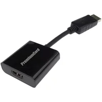 PremiumCord DisplayPort/HDMI redukce 0,15m černá - Kabely a redukce