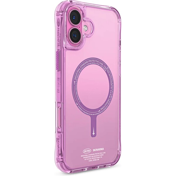 SKINARMA Saido Mag-Charge kryt iPhone 16 růžový