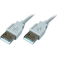 PremiumCord USB-A/USB-A kabel 2m šedý - Kabely a redukce