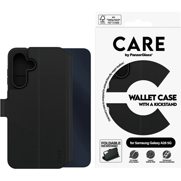 PanzerGlass® CARE pouzdro Samsung Galaxy A26 5G Wallet Kickstand - Pouzdra - Obrázek I8UC000K01