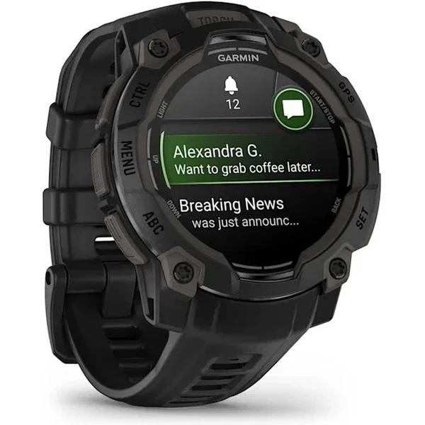 Garmin Instinct 3 45mm černé s černým páskem (Další) - Chytré hodinky - Obrázek I91D000K01