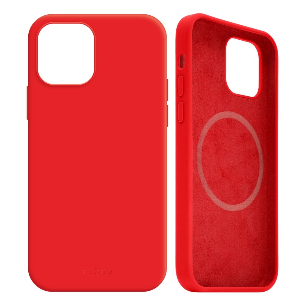 FIXED MagFlow s podporou Magsafe Apple iPhone 12 Pro Max červený