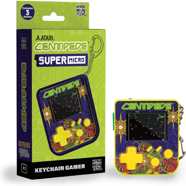 Evercade Super Micro Centipede Keychain Gamer - Retro konzole - Obrázek I95K000K01