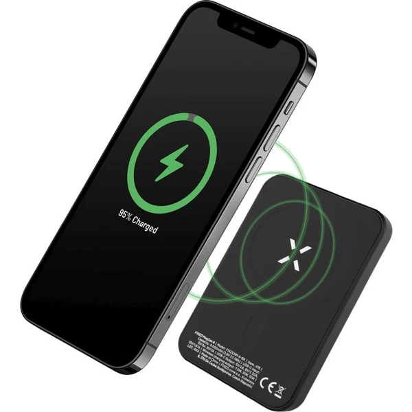 FIXED MagZen powerbanka s bezdrátovým nabíjením a Magsafe, 6000 mAh, černá - Powerbanky - Obrázek I9E5000601