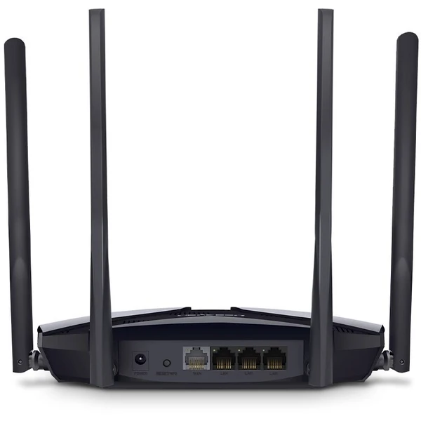 Mercusys MR80X Wi-Fi 6 router černý - Routery - Obrázek I9ETF00101