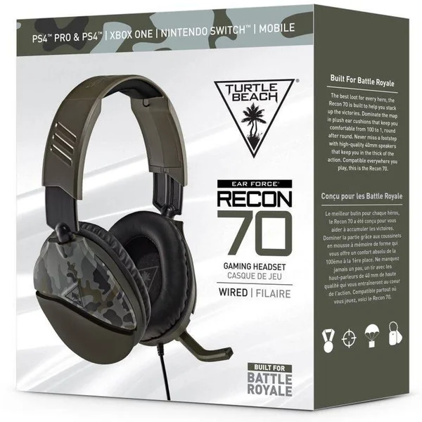Turtle Beach Recon 70 herní sluchátka maskáčově zelená - Sluchátka - Obrázek I9N7100501