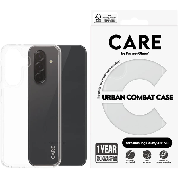 PanzerGlass® CARE kryt Samsung Galaxy A36 5G Urban Combat čirý - Pouzdra - Obrázek I9UC000K01