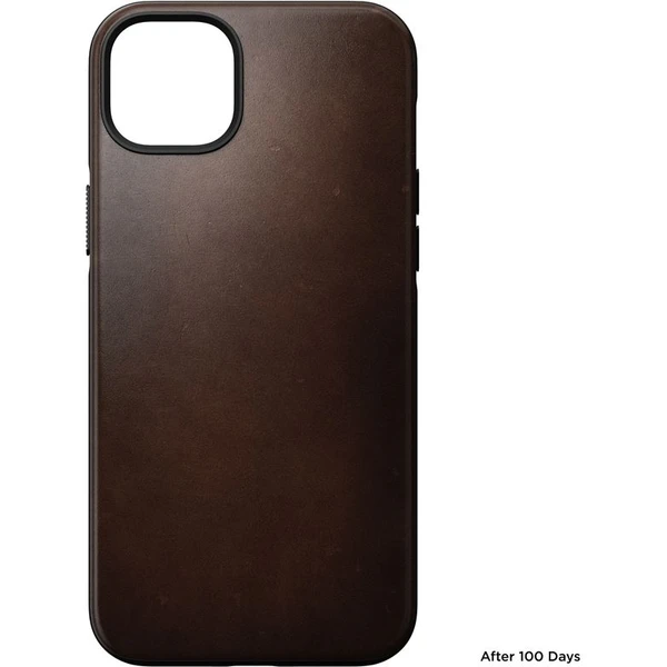 Nomad Modern Leather MagSafe Case iPhone 14 Plus tmavě hnědá - Pouzdra - Obrázek IA64700301