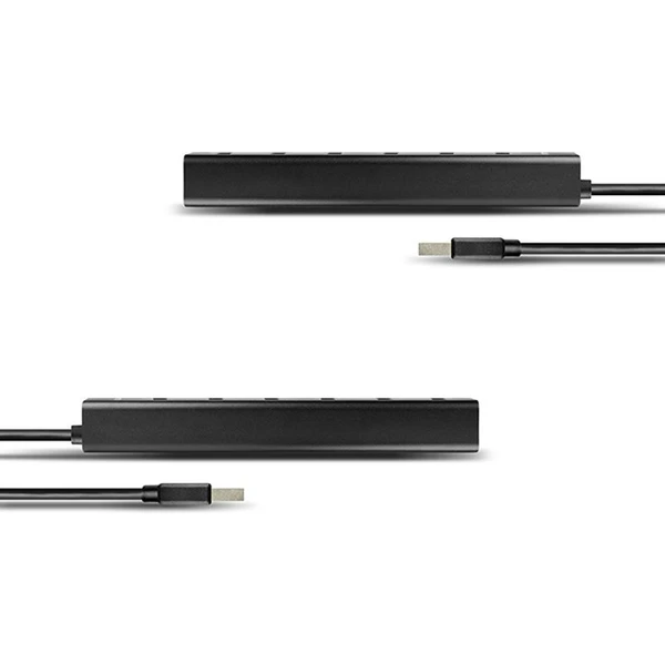 AXAGON HUESA7BP 7x USB3.0 ALU CHARGING hub vč. AC adapteru - USB huby - Obrázek IA7HF00101
