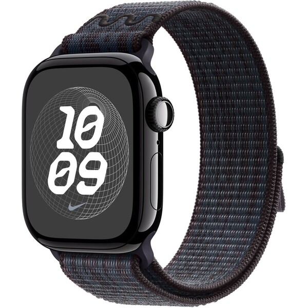 Apple Watch 38/40/41mm černo-modrý provlékací sportovní řemínek Nike