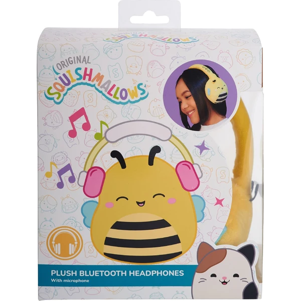 Lazerbuilt bezdrátová sluchátka Squishmallows - Sunny (plyšová) - Sluchátka - Obrázek IABG000K01