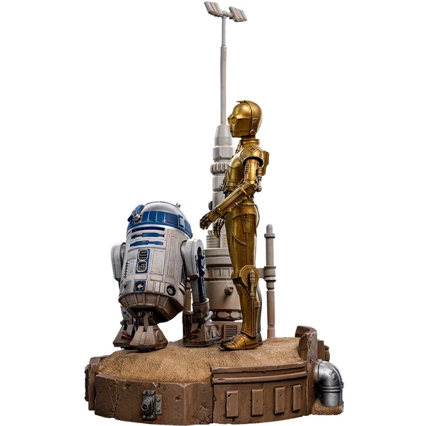 Soška Iron Studios Star Wars - C3-PO a R2-D2 Deluxe Art Scale 1/10 - Sochy a sošky - Obrázek IAX1000N01