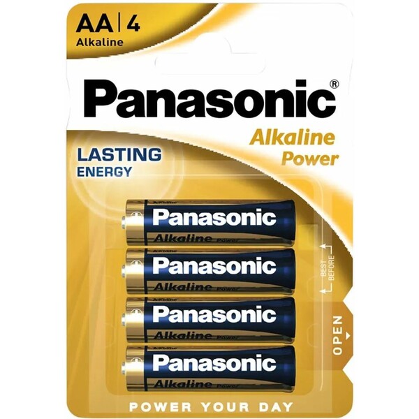 Panasonic Alkaline Power AA alkalická baterie LR06 (4ks)
