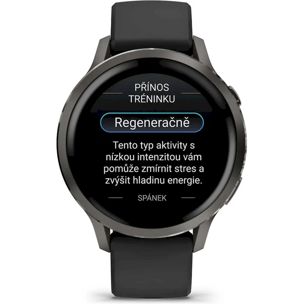 Garmin Venu 4 (41 mm) Slate / Černý silikonový řemínek - Chytré hodinky - Obrázek IBTI000K01