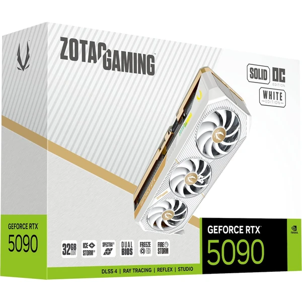 ZOTAC NVIDIA GeForce RTX 5090 SOLID OC White - Grafické karty - Obrázek ICLI000K01