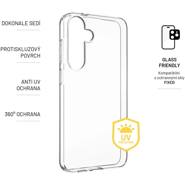 FIXED Slim AntiUV TPU kryt Samsung Galaxy S24+ čirý - Pouzdra - Obrázek IE71000K01