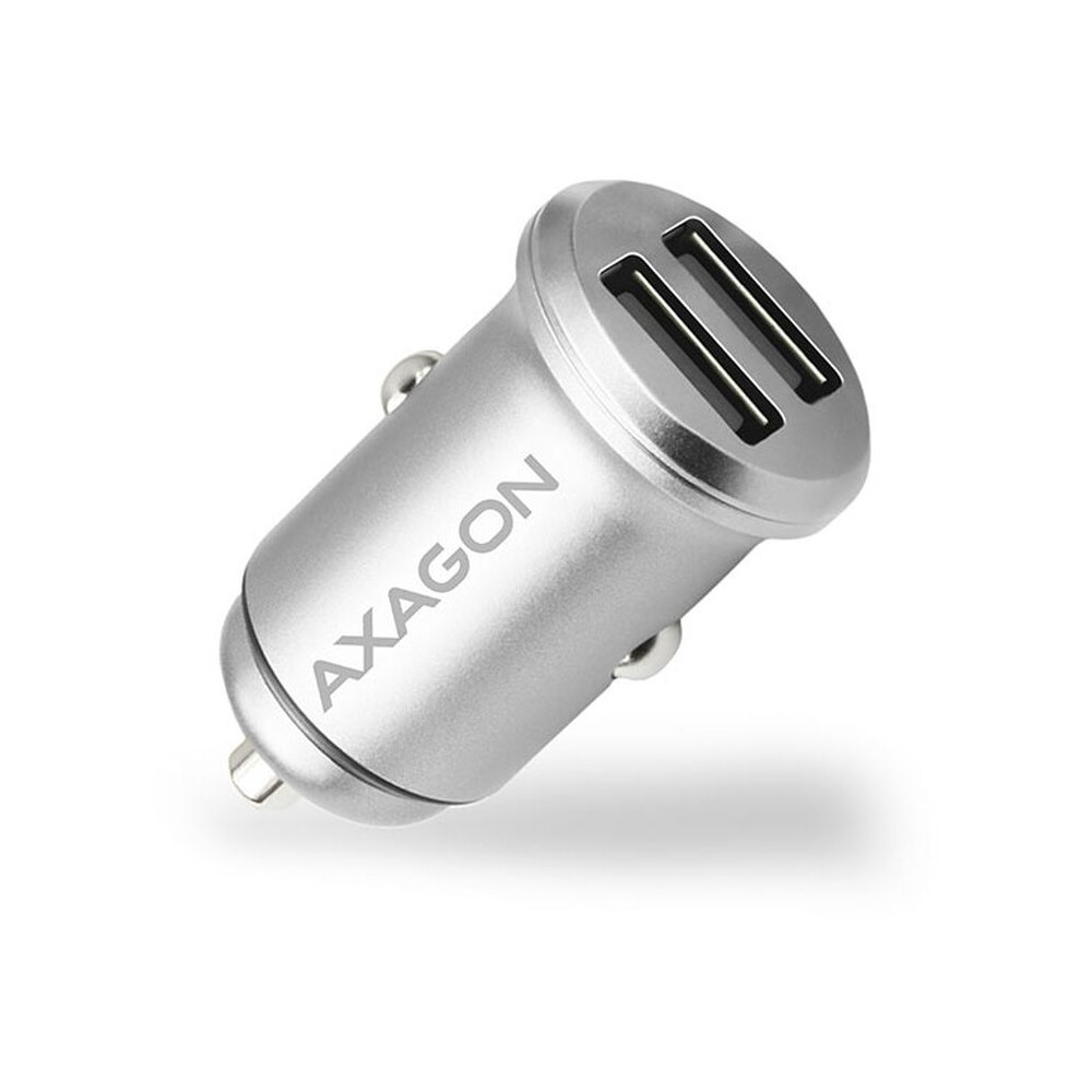 AXAGON PWC5V4 mini SMART nabíječka do auta 2x port 5V2.4A + 2.4A 24W