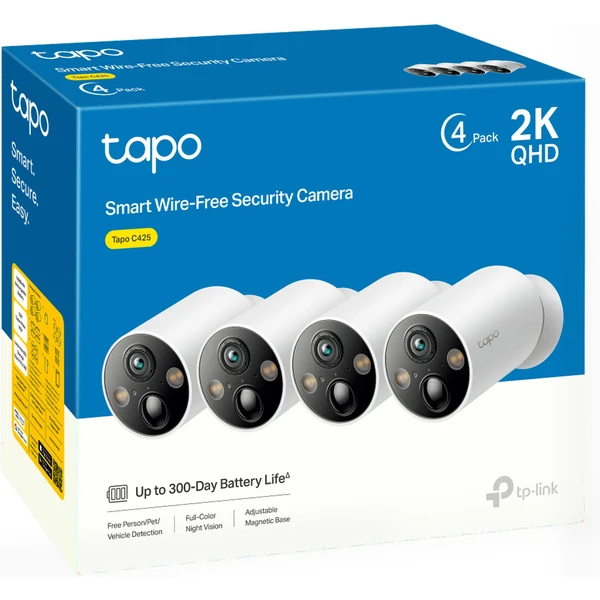 TP-Link Tapo C425 4 ks bílá - IP kamery - Obrázek IEF5000J01