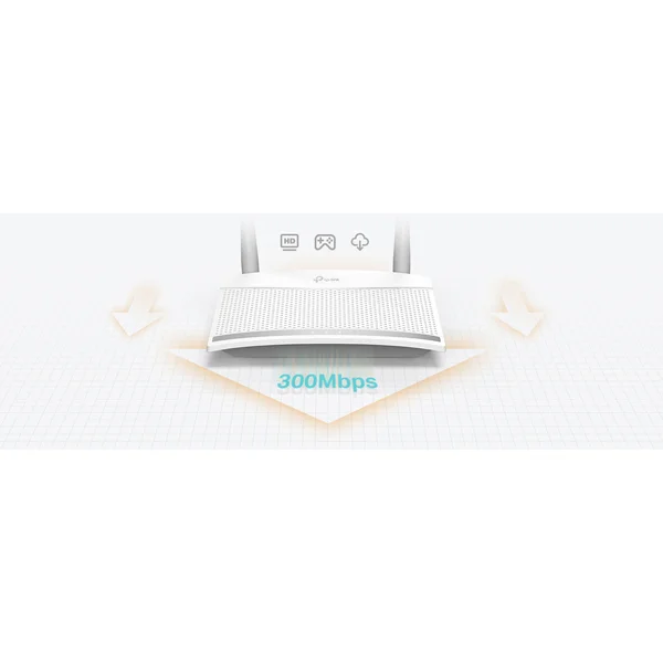 TP-Link TL-WR820N Wi-Fi 4 router bílý - Routery - Obrázek IEKN600301