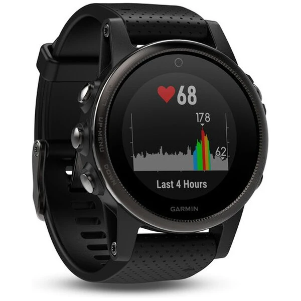 Garmin Fenix 5S Sapphire Gray Optic Black band - Chytré hodinky - Obrázek IFZI000101