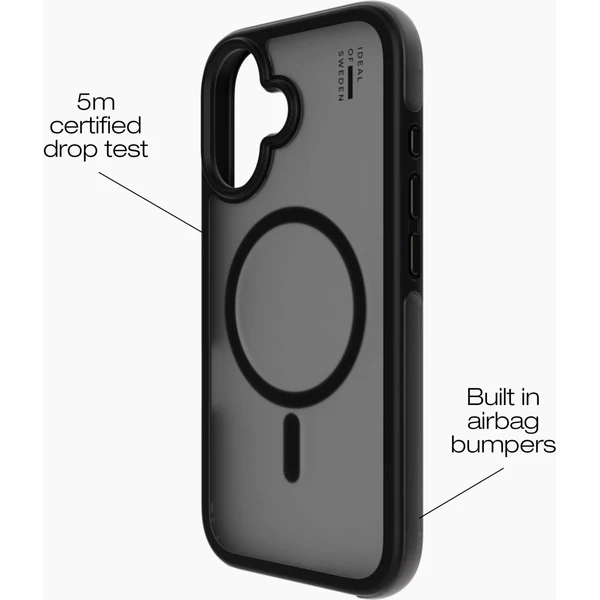iDeal Of Sweden Bumper Case kryt s Magsafe iPhone 16 černý - Pouzdra - Obrázek IGAB000J01