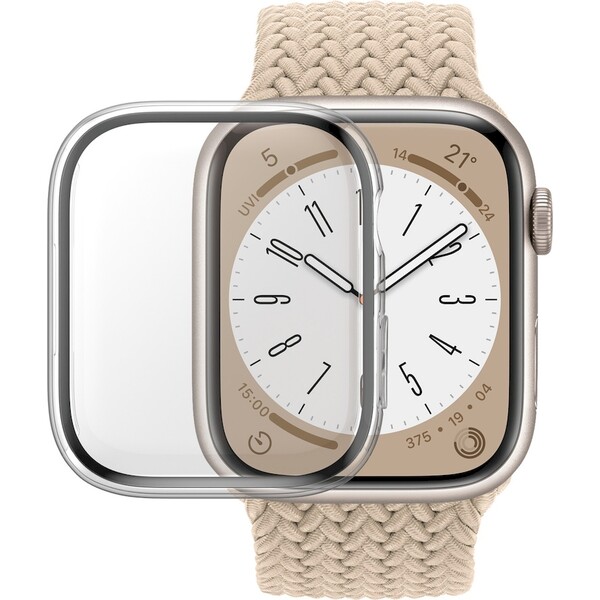 PanzerGlass Apple Watch 9/8/7 (45mm) ochranný kryt s D3O - čirý rámeček