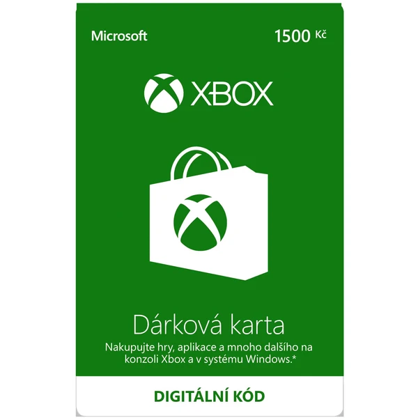 Xbox Live - kredit 1500 Kč (digitální verze) - Digitální kredity - Obrázek IGHH100201