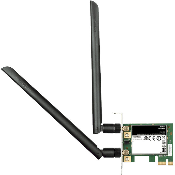 D-Link bezdrátový AC1200 PCIe adaptér Černá