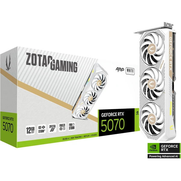 ZOTAC NVIDIA GeForce RTX 5070 AMP White - Grafické karty - Obrázek IGLI000K01