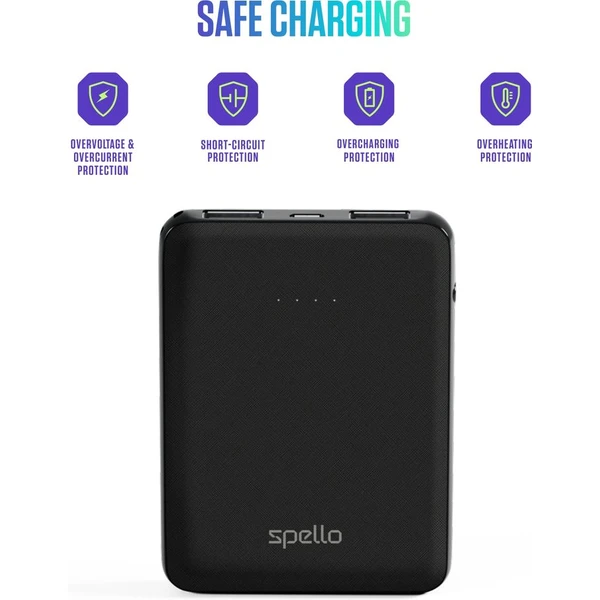 Spello Pocket powerbanka (10W) 5000mAh černá - Powerbanky - Obrázek IGPD000K01