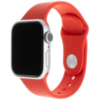 FIXED Silicone Strap silikonový řemínek set Apple Watch 42 mm/44 mm červený - Řemínky