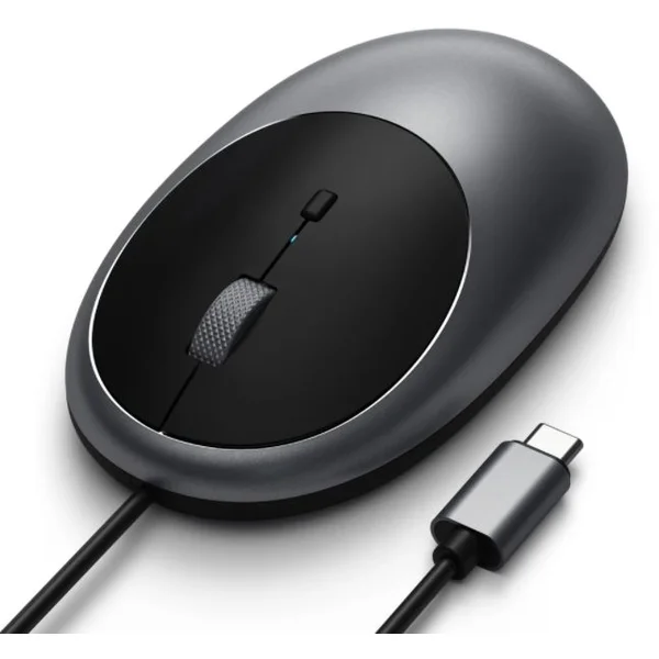 Satechi C1 USB-C drátová myš vesmírně šedá - Myši - Obrázek IH6NF00101