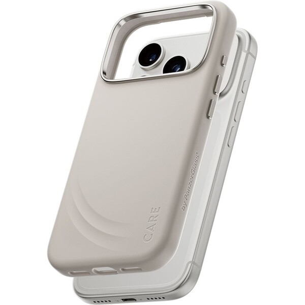 PanzerGlass® CARE Flow kryt s MagSafe Apple iPhone 17 Pro Vanilla