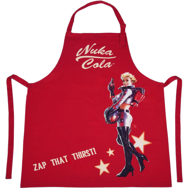 DEVplus Zástěra Fallout - Nuka Cola Červená